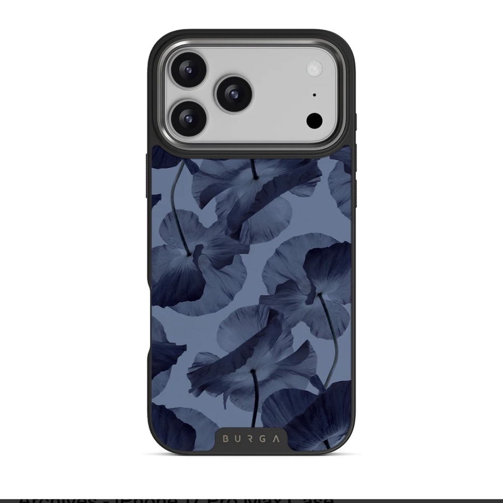 BURGA Archives (Blue Floral Pattern) iPhone 17 Pro Max Case